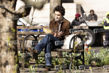 Dreharbeiten 'A Complete Unknown' in New York