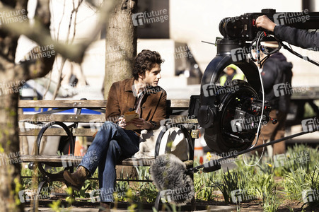 Dreharbeiten 'A Complete Unknown' in New York