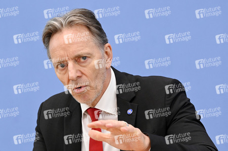 Bundespressekonferenz Polizeiliche Kriminalstatistik 2023 in Berlin