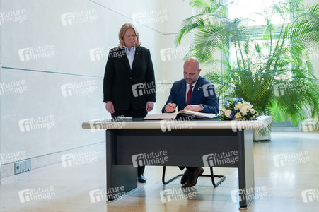 Besuch des israelischen Parlamentspräsidenten im Bundestag in Berlin