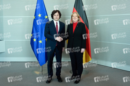 Besuch des Premierministers von Georgien im Bundestag in Berlin