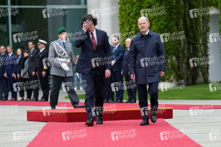 Empfang des Premierministers von Georgien in Berlin