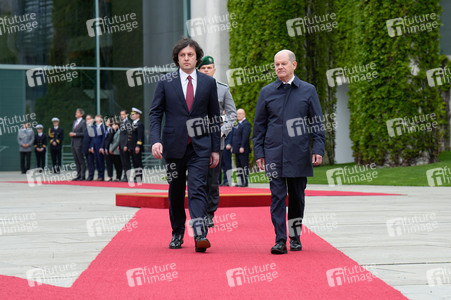 Empfang des Premierministers von Georgien in Berlin