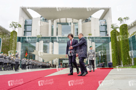 Empfang des Premierministers von Georgien in Berlin