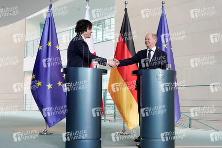 Empfang des Premierministers von Georgien in Berlin