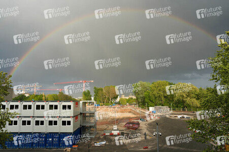 Baustelle zum Erweiterungsbau des Kanzleramtes in Berlin