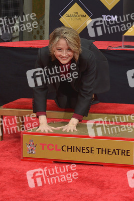 Hand and Footprint Ceremony mit Jodie Foster in Los Angeles