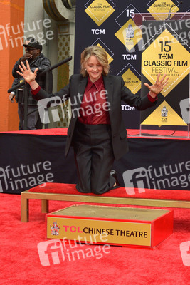 Hand and Footprint Ceremony mit Jodie Foster in Los Angeles