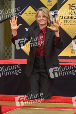 Hand and Footprint Ceremony mit Jodie Foster in Los Angeles