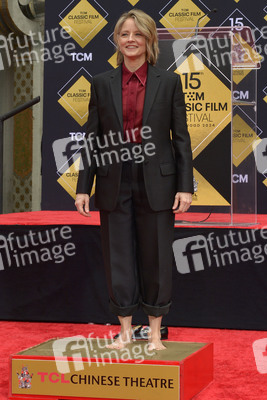 Hand and Footprint Ceremony mit Jodie Foster in Los Angeles