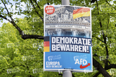 Wahlplakate zur Europawahl in Berlin
