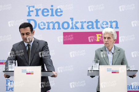 Pressekonferenz der FDP zur Europawahl in Berlin