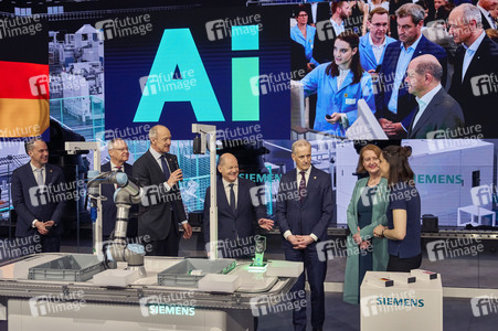 Eröffnungsrundgang auf der Hannover Messe 2024