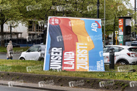 Wahlplakate zur Europawahl in Berlin