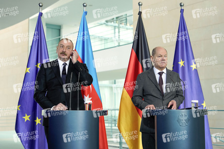 Empfang des Präsidenten von Aserbaidschan in Berlin