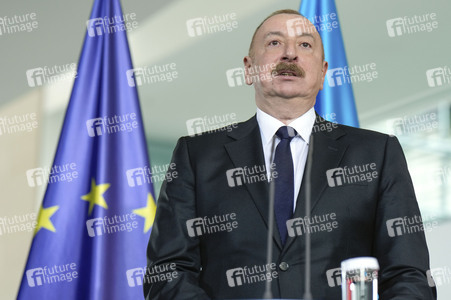 Empfang des Präsidenten von Aserbaidschan in Berlin