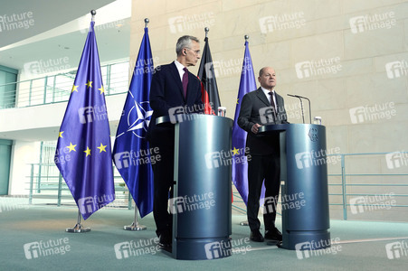 Empfang des NATO-Generalsekretärs in Berlin