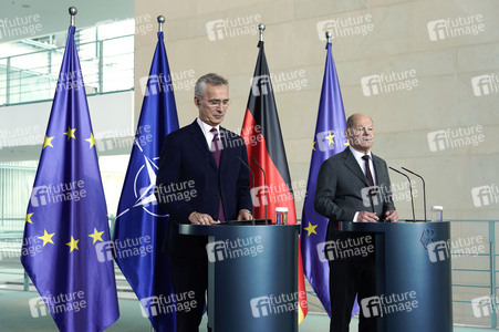 Empfang des NATO-Generalsekretärs in Berlin