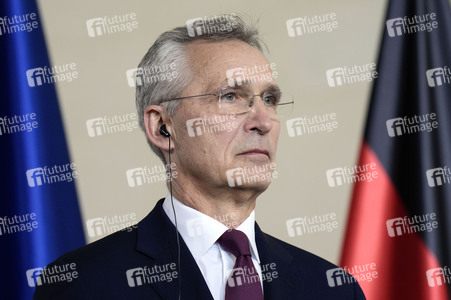 Empfang des NATO-Generalsekretärs in Berlin