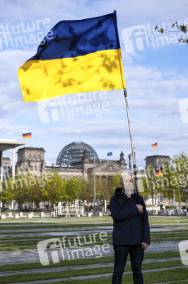 Ukrainer demonstrieren in Berlin