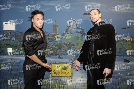 Pressetermin mit Jonas Steppe und Rob Fowler in Bad Segeberg