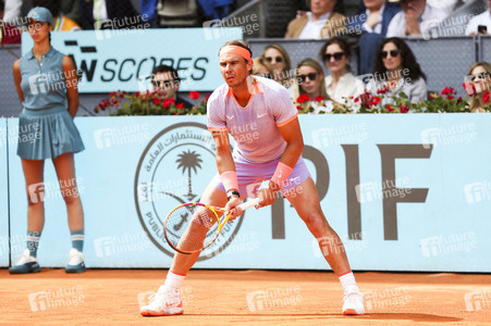 Tennismatch Rafael Nadal vs Pedro Cachin in Madrid