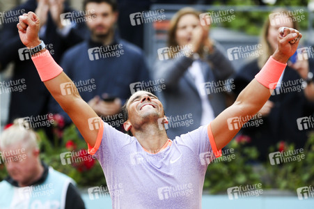 Tennismatch Rafael Nadal vs Pedro Cachin in Madrid