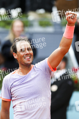 Tennismatch Rafael Nadal vs Pedro Cachin in Madrid