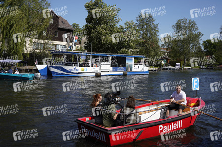 Die Ruderfähre F24 Paule III in Rahnsdorf