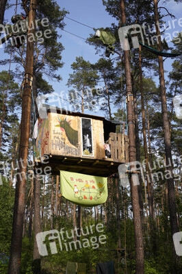 Protestcamp gegen die Erweiterungspläne des Tesla-Werks in Grünheide