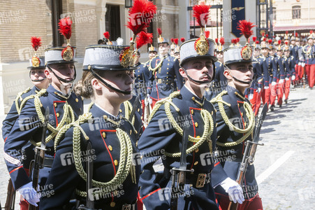 40. Jahrestag der Vereidigung des Königs in Saragossa