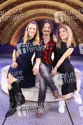 Besuch von Stefanie Hertel mit Familie beim Musical 'Hercules' in Hamburg