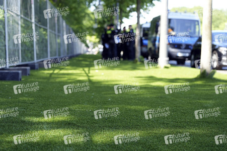 Aufbau der Fan-Zone zur Fußball-Europameisterschaft UEFA EURO 2024 in Berlin