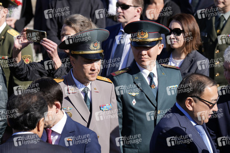 Gedenktag am Sowjetischen Ehrenmal Treptow in Berlin