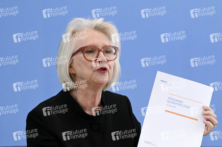 Bundespressekonferenz Vorstellung des Frühjahrsgutachten 2024 in Berlin