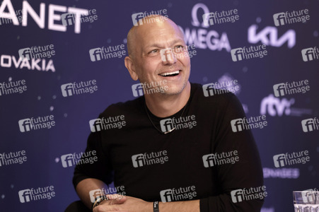 Pressekonferenz zur Eröffnung vom Starmus VII Festival in Bratislava