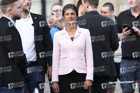 Wahlkampfveranstaltung mit Sahra Wagenknecht in Hannover