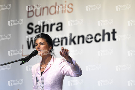 Wahlkampfveranstaltung mit Sahra Wagenknecht in Hannover