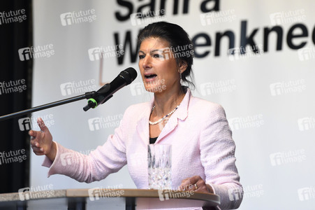 Wahlkampfveranstaltung mit Sahra Wagenknecht in Hannover