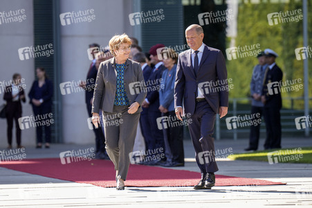 Empfang der Bundespräsidentin der Schweiz in Berlin