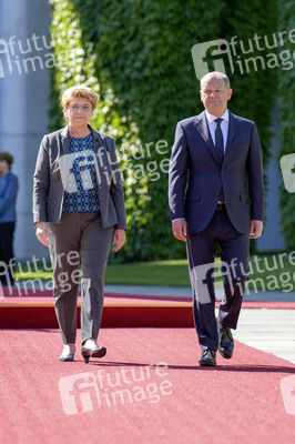 Empfang der Bundespräsidentin der Schweiz in Berlin