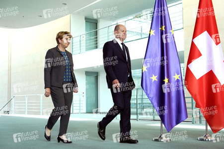 Empfang der Bundespräsidentin der Schweiz in Berlin