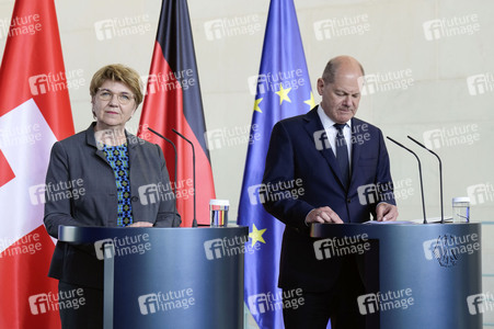 Empfang der Bundespräsidentin der Schweiz in Berlin