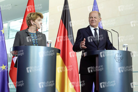 Empfang der Bundespräsidentin der Schweiz in Berlin