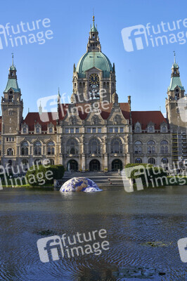DLRG Einsatz bei Kunstinstallation in Hannover