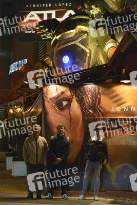 Werbung zum Netflix-Film 'Atlas' in Los Angeles