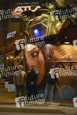 Werbung zum Netflix-Film 'Atlas' in Los Angeles