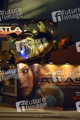Werbung zum Netflix-Film 'Atlas' in Los Angeles