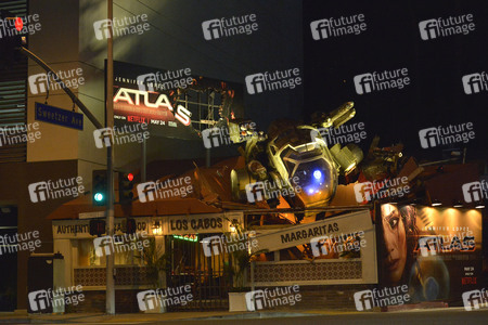 Werbung zum Netflix-Film 'Atlas' in Los Angeles