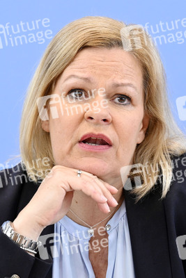 Bundespressekonferenz Fallzahlen für die Politisch Motivierte Kriminalität (PMK) 2023 in Berlin